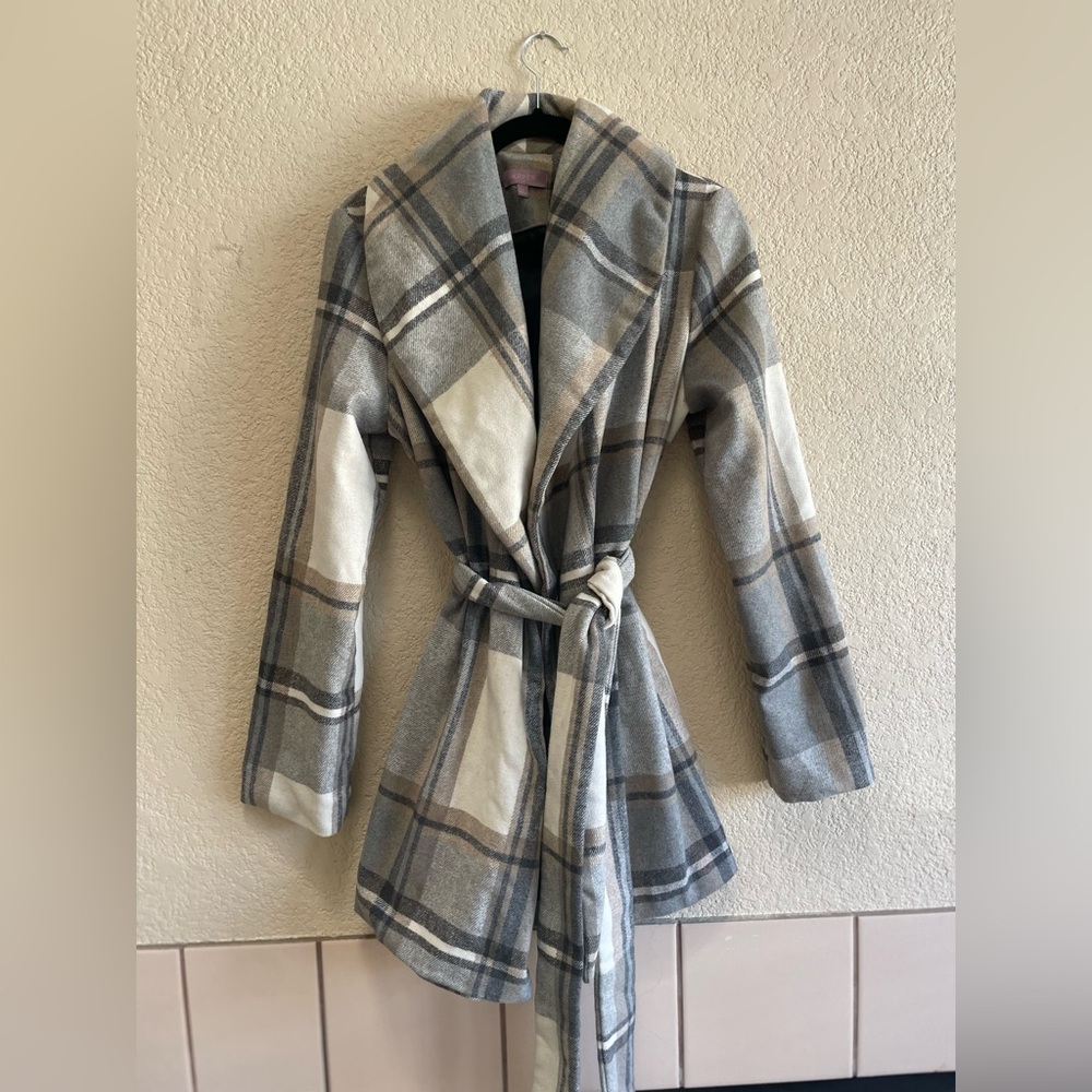 Plaid fall/winter coat